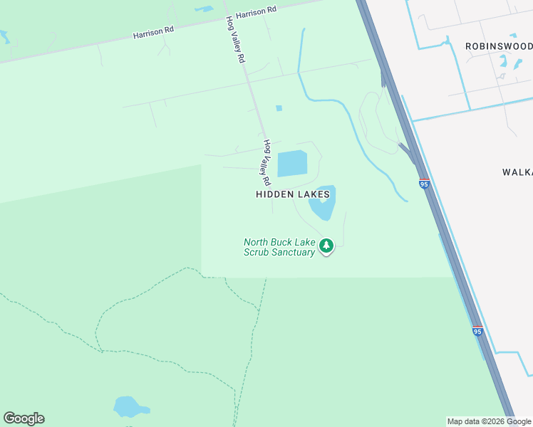 map of restaurants, bars, coffee shops, grocery stores, and more near 4110 Hog Valley Road in Mims