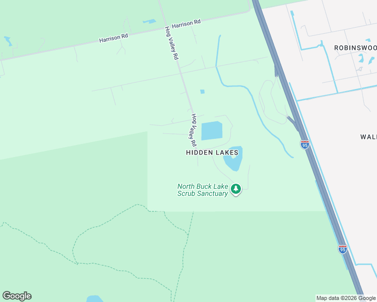map of restaurants, bars, coffee shops, grocery stores, and more near 4111 Hog Valley Road in Mims