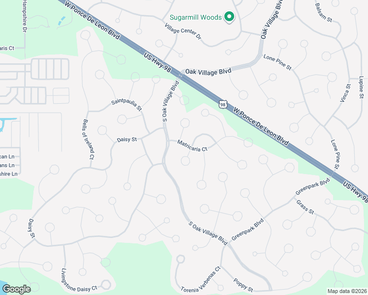 map of restaurants, bars, coffee shops, grocery stores, and more near 8 Matricaria Court in Homosassa