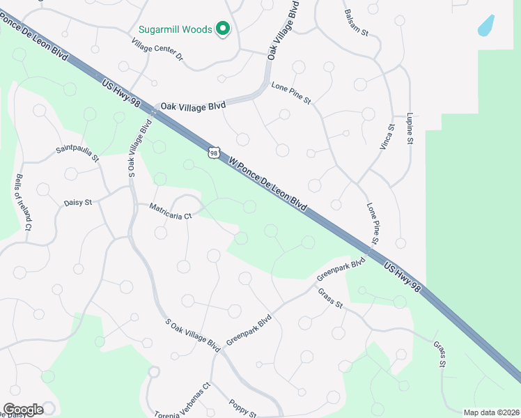 map of restaurants, bars, coffee shops, grocery stores, and more near 45 Matricaria Court in Homosassa