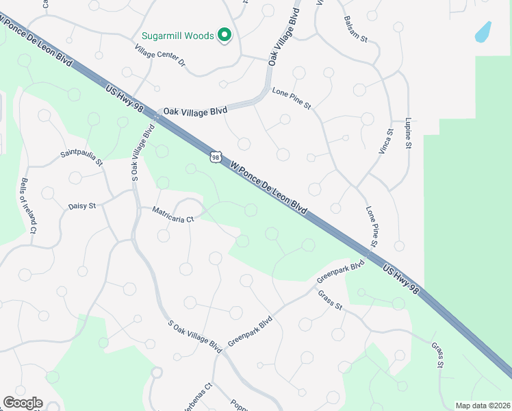 map of restaurants, bars, coffee shops, grocery stores, and more near 45 Matricaria Court in Homosassa