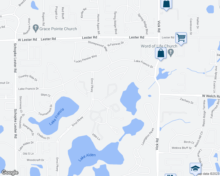 map of restaurants, bars, coffee shops, grocery stores, and more near 1147 Green Vista Circle in Apopka