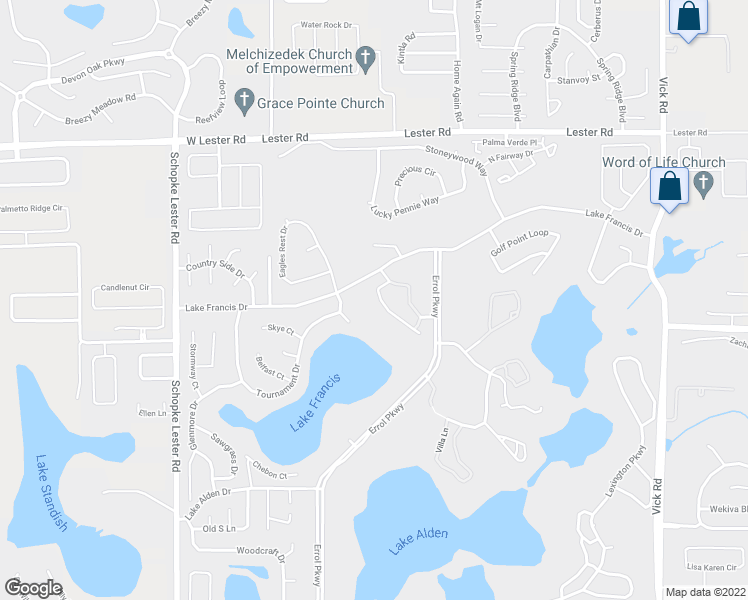 map of restaurants, bars, coffee shops, grocery stores, and more near 1449 Oak Place in Apopka