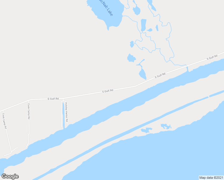 map of restaurants, bars, coffee shops, grocery stores, and more near South Gulf Road in Bay City