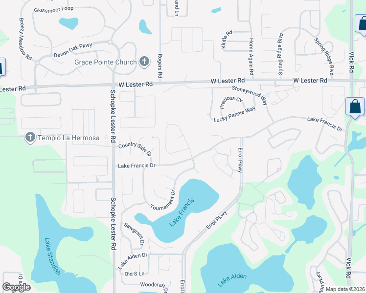 map of restaurants, bars, coffee shops, grocery stores, and more near 1827 Eagles Rest Drive in Apopka
