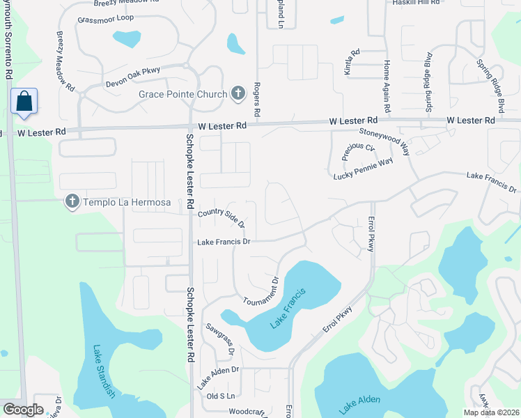 map of restaurants, bars, coffee shops, grocery stores, and more near 2125 Eagles Rest Drive in Apopka