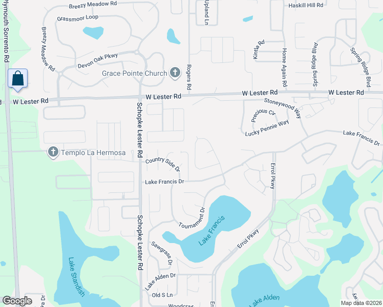 map of restaurants, bars, coffee shops, grocery stores, and more near 2125 Eagles Rest Drive in Apopka