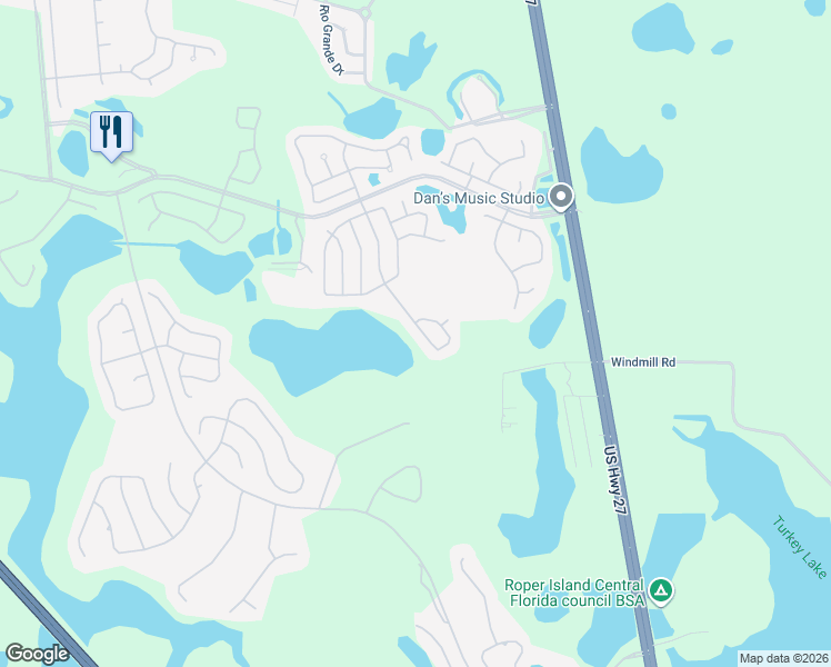 map of restaurants, bars, coffee shops, grocery stores, and more near 24921 Pine Hill in Leesburg