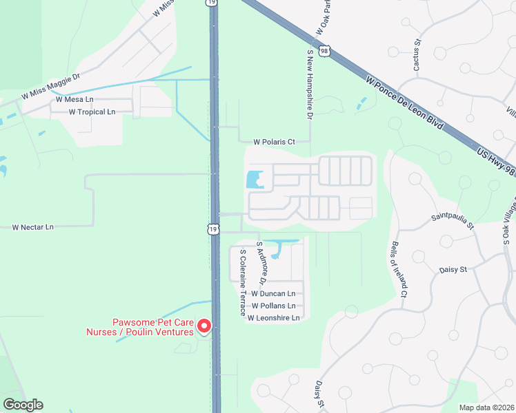 map of restaurants, bars, coffee shops, grocery stores, and more near 7000-7198 West Lincolnshire Drive in Homosassa