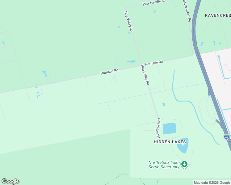 map of restaurants, bars, coffee shops, grocery stores, and more near 5025 Gandy Road in Mims