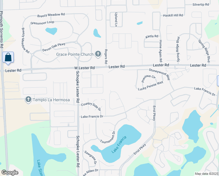 map of restaurants, bars, coffee shops, grocery stores, and more near 2077 Eagles Rest Court in Apopka