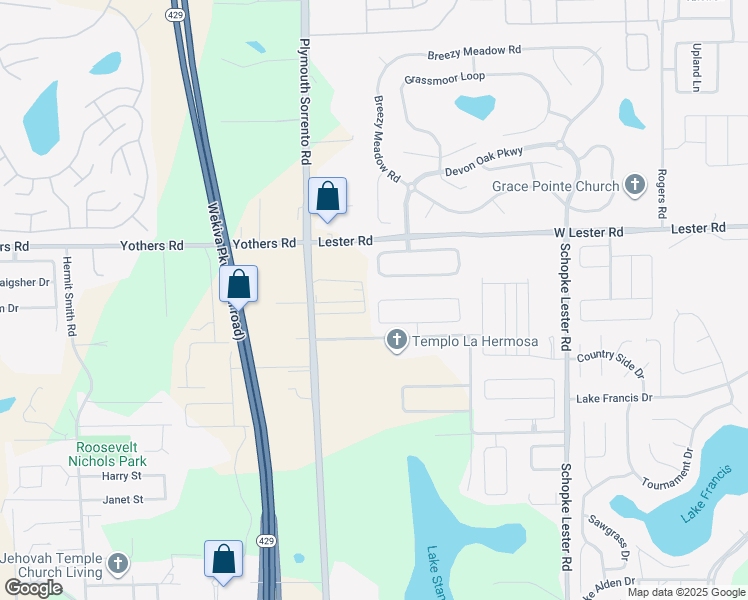 map of restaurants, bars, coffee shops, grocery stores, and more near 2609 Palmetto Ridge Circle in Apopka