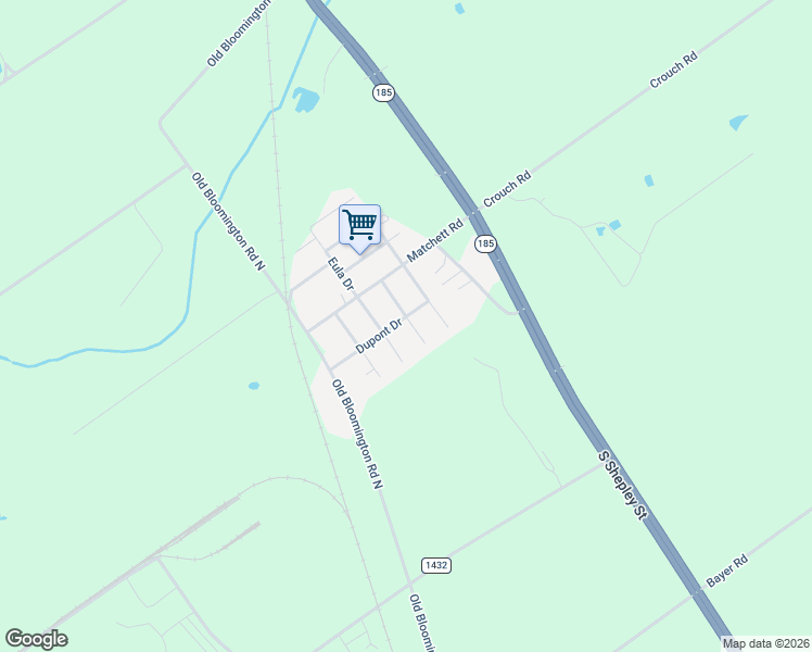 map of restaurants, bars, coffee shops, grocery stores, and more near 214 Club Drive in Victoria