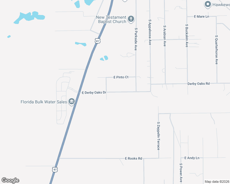 map of restaurants, bars, coffee shops, grocery stores, and more near 7675 East Derby Oaks Drive in Floral City