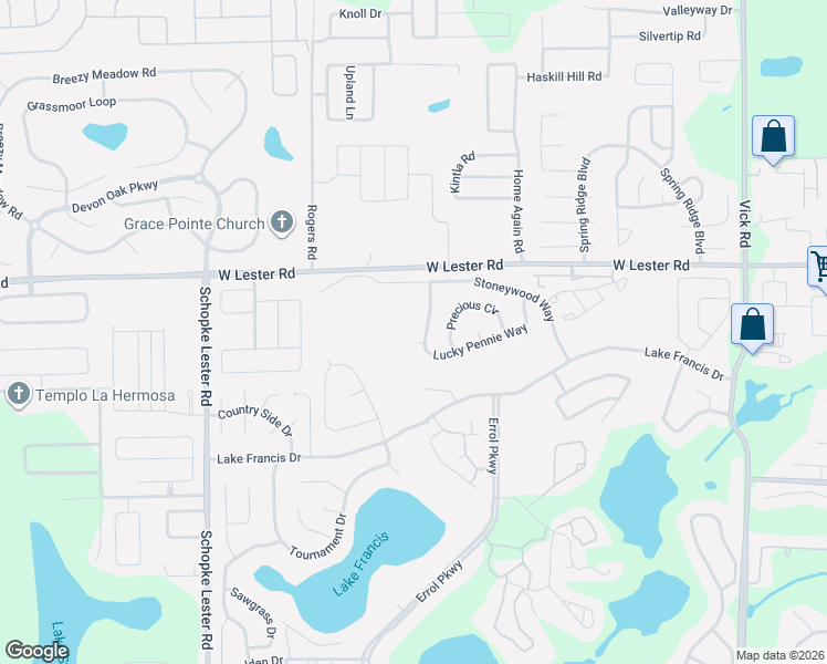 map of restaurants, bars, coffee shops, grocery stores, and more near 1605 Shadowood Court in Apopka