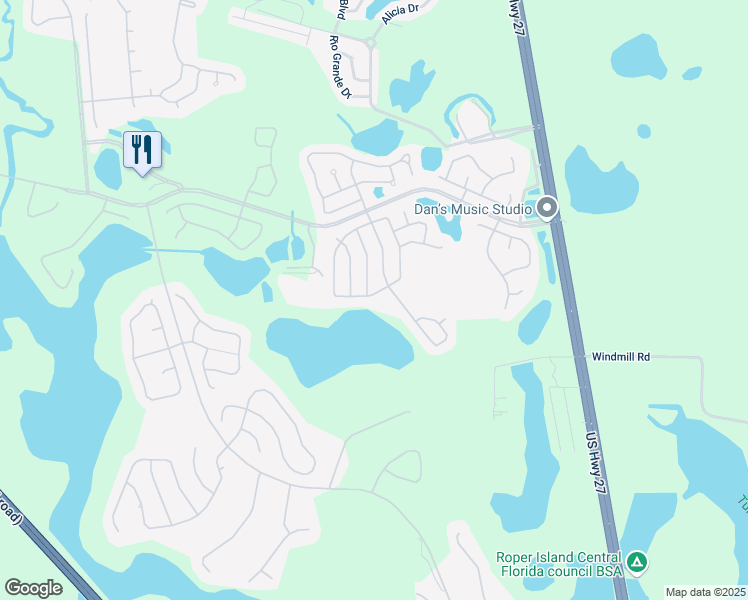 map of restaurants, bars, coffee shops, grocery stores, and more near 25011 Bellevue in Leesburg