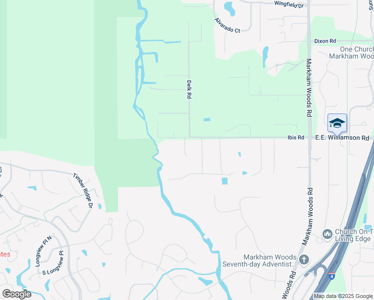 map of restaurants, bars, coffee shops, grocery stores, and more near 226 Ibis Road in Longwood