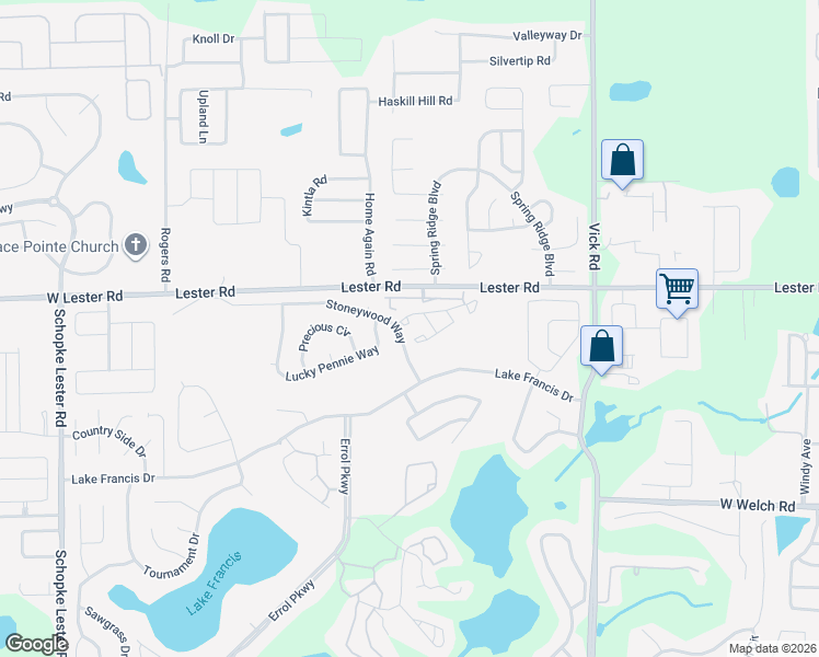 map of restaurants, bars, coffee shops, grocery stores, and more near 1286 North Fairway Drive in Apopka