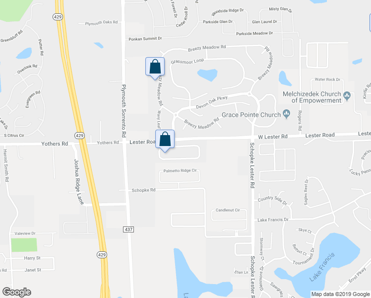 map of restaurants, bars, coffee shops, grocery stores, and more near 2620 Spicebush Loop in Apopka
