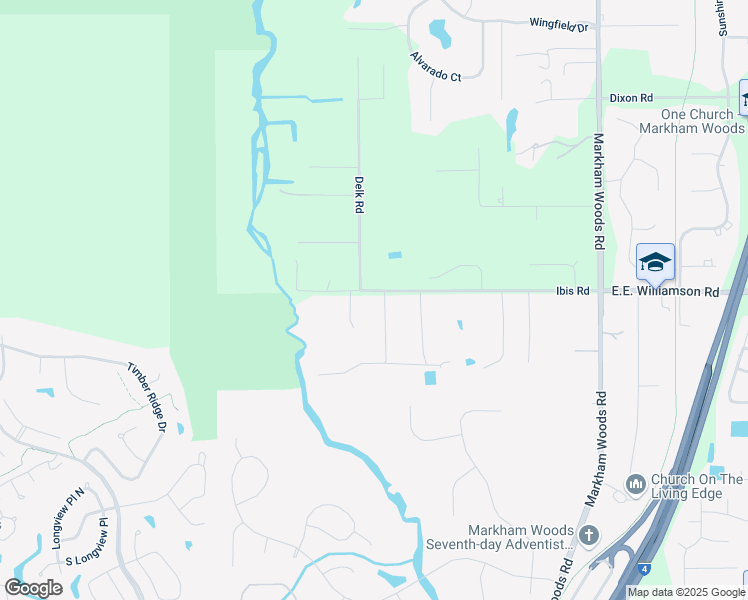 map of restaurants, bars, coffee shops, grocery stores, and more near 226 Ibis Road in Longwood
