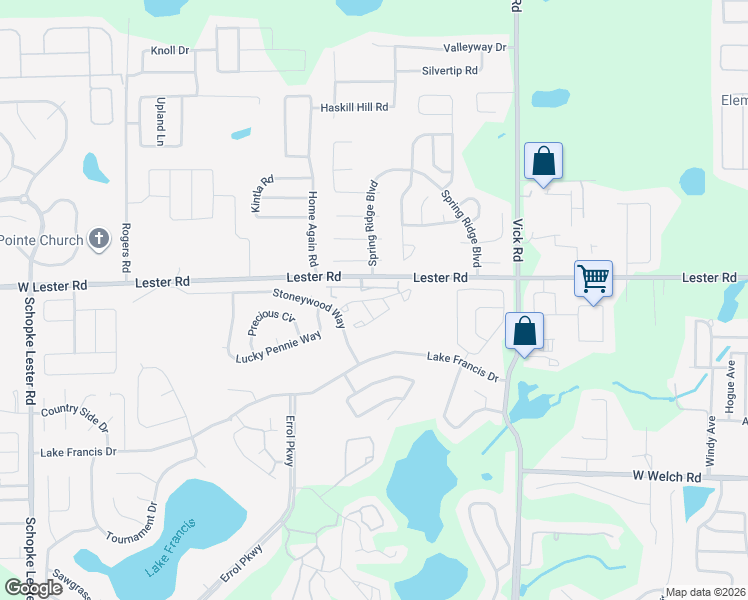 map of restaurants, bars, coffee shops, grocery stores, and more near 1105 North Fairway Drive in Apopka