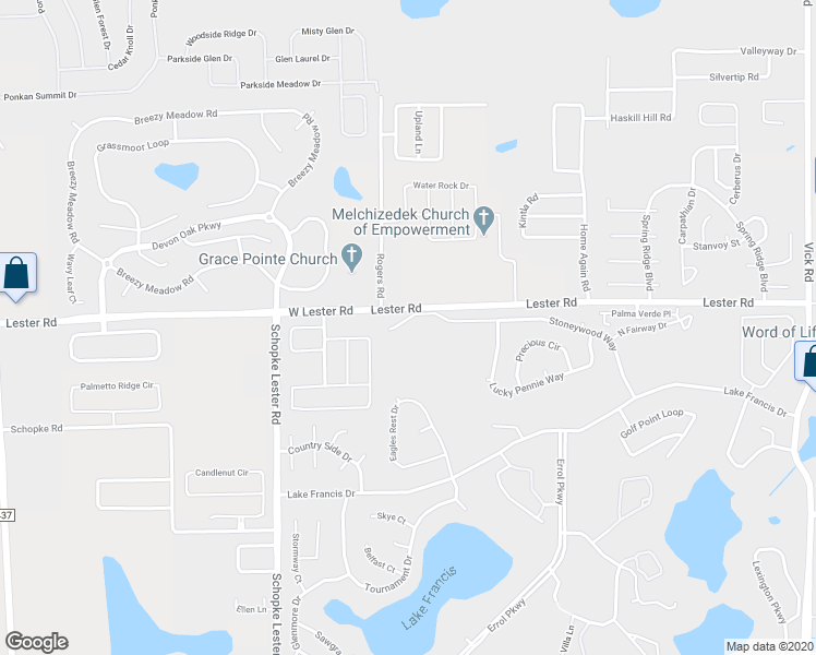 map of restaurants, bars, coffee shops, grocery stores, and more near 1808 Stoneywood Way in Apopka