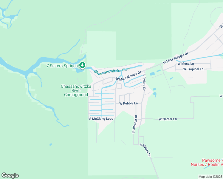 map of restaurants, bars, coffee shops, grocery stores, and more near 8391 West Scott Court in Homosassa