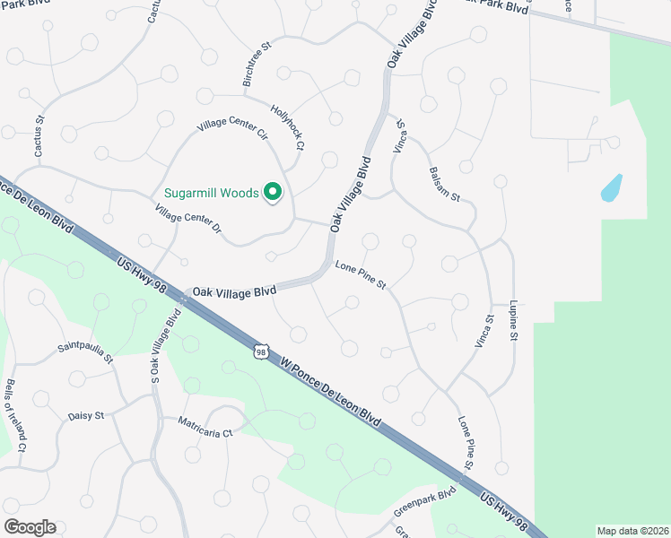 map of restaurants, bars, coffee shops, grocery stores, and more near 71 Lone Pine Street in Homosassa