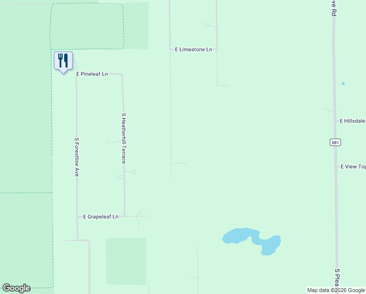 map of restaurants, bars, coffee shops, grocery stores, and more near 10271 South Evans Point in Inverness