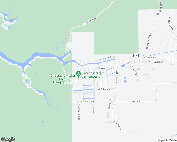 map of restaurants, bars, coffee shops, grocery stores, and more near 8400 West Miss Maggie Drive in Homosassa