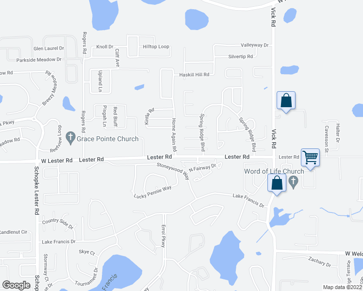 map of restaurants, bars, coffee shops, grocery stores, and more near 1281 Himalayan Court in Apopka