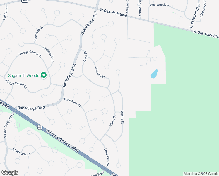 map of restaurants, bars, coffee shops, grocery stores, and more near 41 Balsam Street in Homosassa