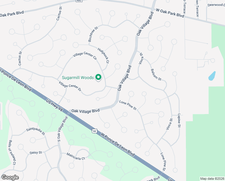 map of restaurants, bars, coffee shops, grocery stores, and more near 3 Village Center Drive in Homosassa