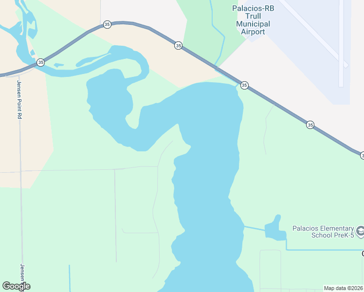 map of restaurants, bars, coffee shops, grocery stores, and more near 689 East Bay Boulevard in Palacios