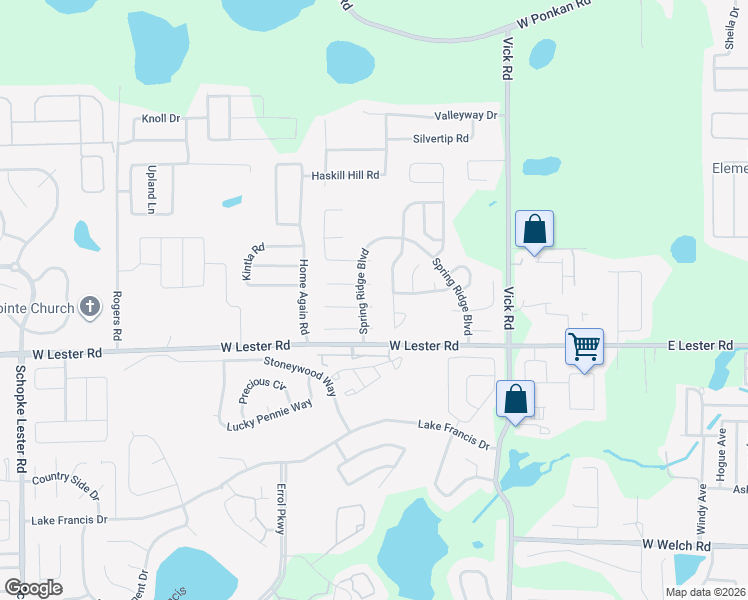 map of restaurants, bars, coffee shops, grocery stores, and more near 1114 Mount Rainier Court in Apopka