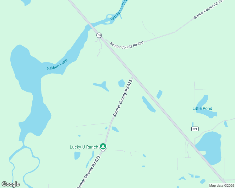 map of restaurants, bars, coffee shops, grocery stores, and more near 2780 County Road 575 in Bushnell