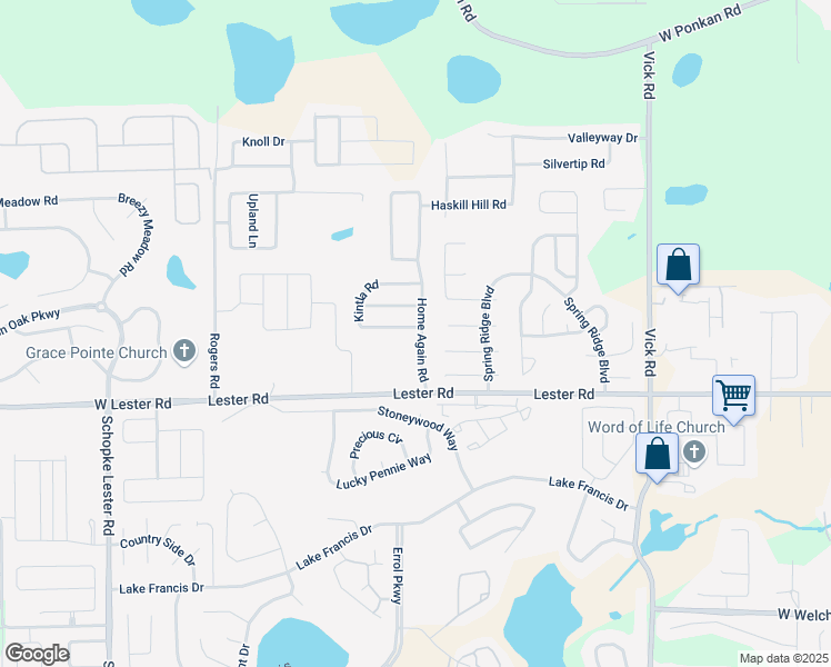 map of restaurants, bars, coffee shops, grocery stores, and more near 1300 Kintla Road in Apopka