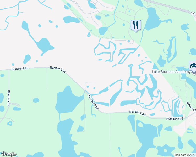 map of restaurants, bars, coffee shops, grocery stores, and more near 9535 Number 2 Road in Howey-in-the-Hills