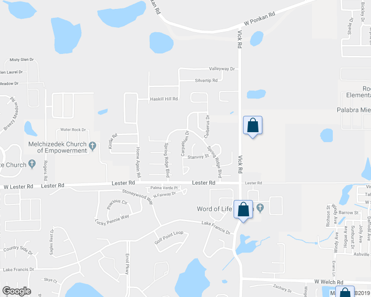map of restaurants, bars, coffee shops, grocery stores, and more near 2113 Carpathian Drive in Apopka