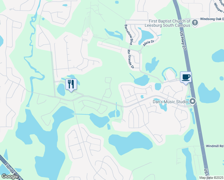 map of restaurants, bars, coffee shops, grocery stores, and more near 4745 Heron Run Circle in Leesburg