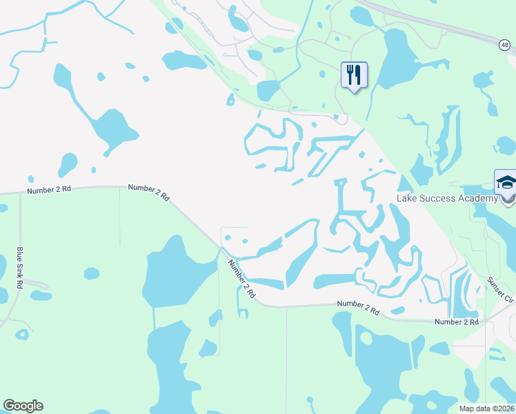 map of restaurants, bars, coffee shops, grocery stores, and more near 9535 Number 2 Road in Howey-in-the-Hills