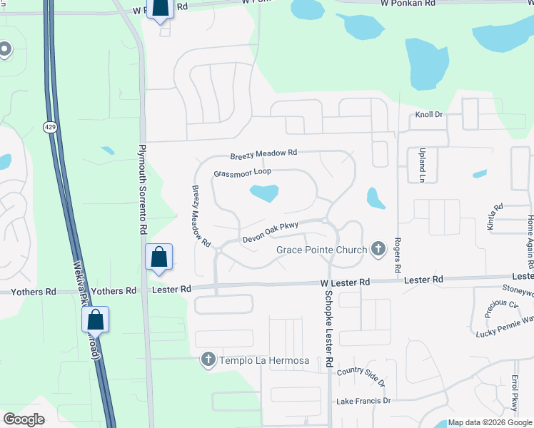 map of restaurants, bars, coffee shops, grocery stores, and more near 2455 Mallow Oak Court in Apopka