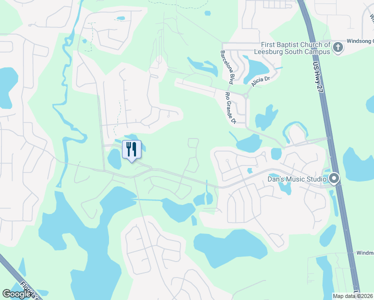 map of restaurants, bars, coffee shops, grocery stores, and more near 4977 Heron Run Circle in Leesburg