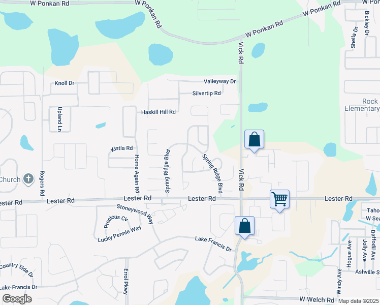 map of restaurants, bars, coffee shops, grocery stores, and more near 2141 Carpathian Drive in Apopka