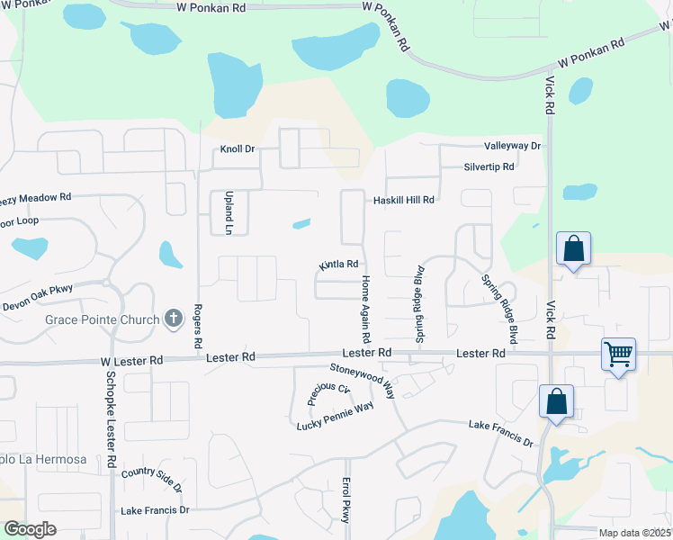 map of restaurants, bars, coffee shops, grocery stores, and more near 1524 Kintla Road in Apopka