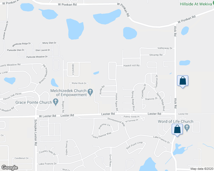 map of restaurants, bars, coffee shops, grocery stores, and more near 1524 Kintla Road in Apopka