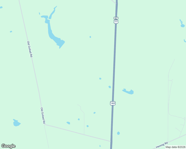 map of restaurants, bars, coffee shops, grocery stores, and more near 3784 U.S. 183 in Goliad