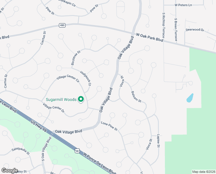 map of restaurants, bars, coffee shops, grocery stores, and more near 75 Oak Village Boulevard in Homosassa