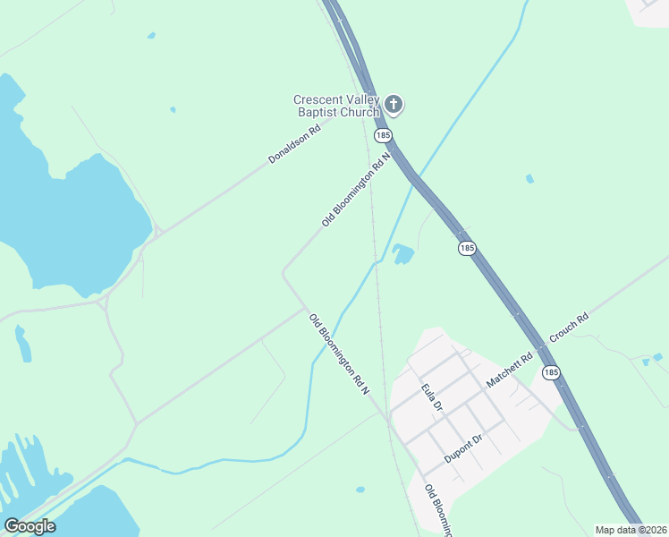 map of restaurants, bars, coffee shops, grocery stores, and more near 417 Old Bloomington Road North in Victoria