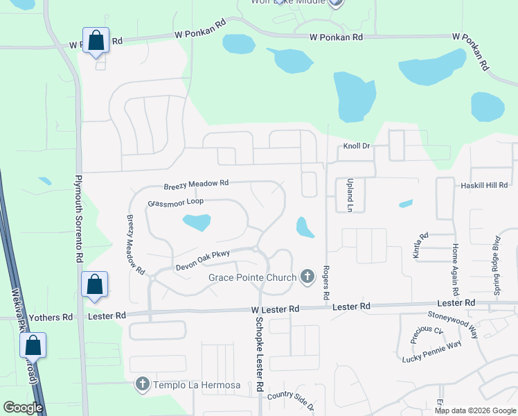 map of restaurants, bars, coffee shops, grocery stores, and more near 2376 Yellow Grass Court in Apopka